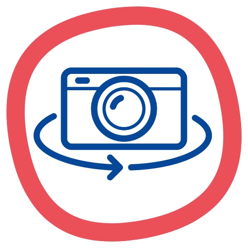 Lusterko do selfie w aparacie LAMAX InstaKid2 Plus