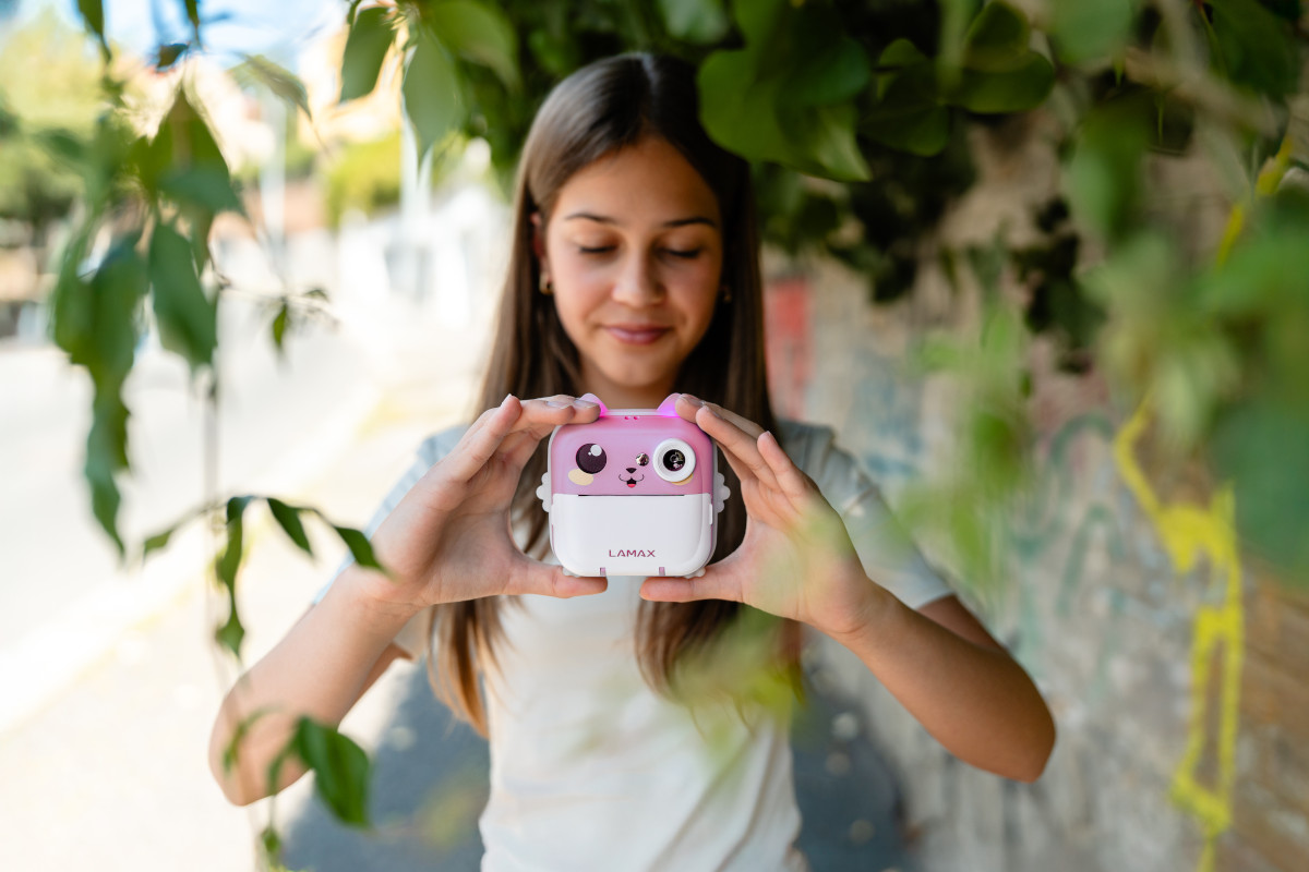 LAMAX InstaKid2 Plus Pink aparat drukarka i studio kreatywne w jednym