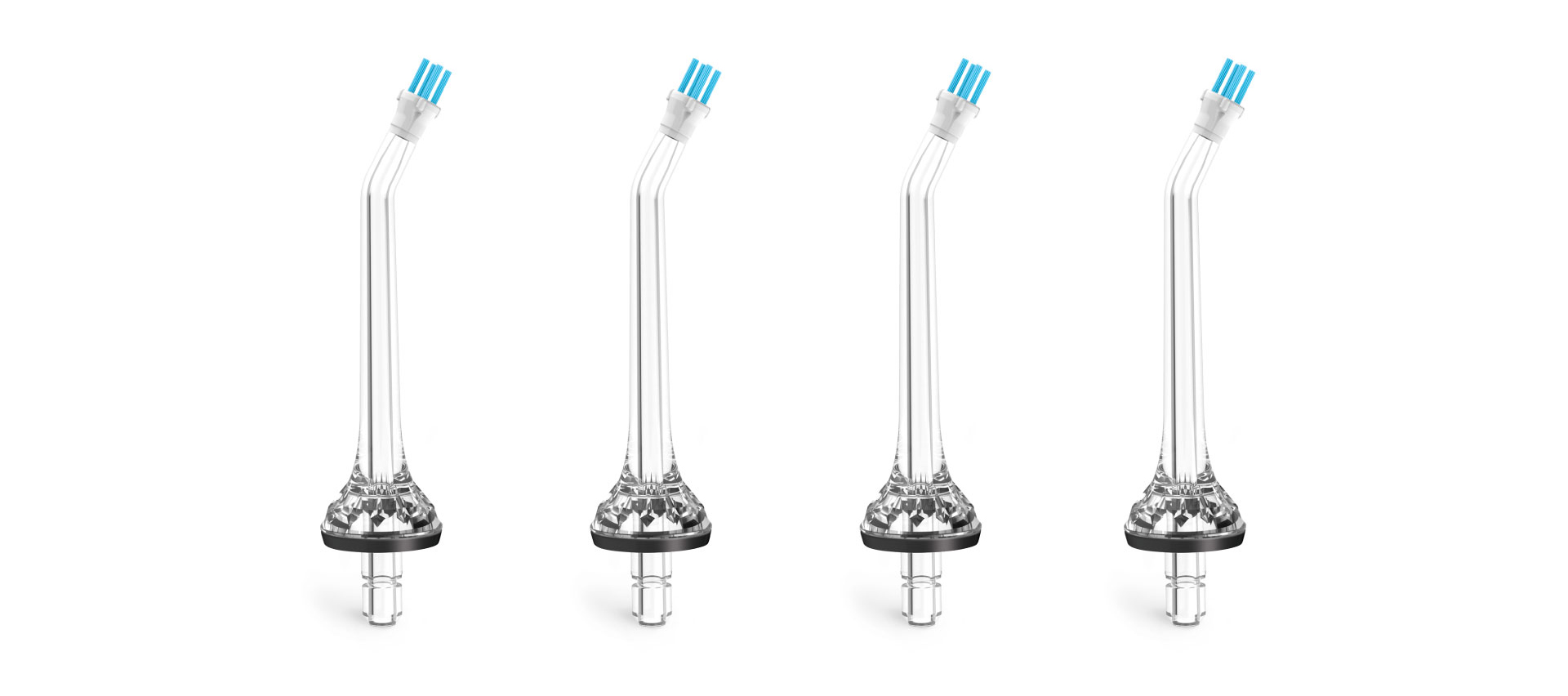 TrueLife AquaFloss C-series jets Dental Plaque 4 pack