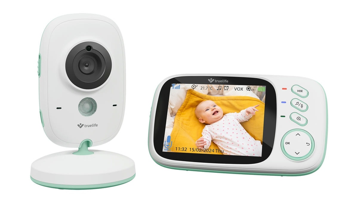 TrueLife NannyCam H32 Pro niania elektroniczna z kamerą i ekranem IPS